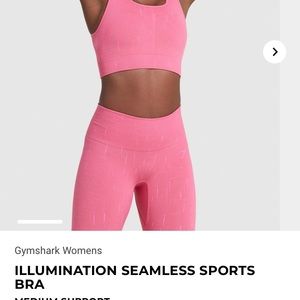 Gym shark illuminate sports bra!
